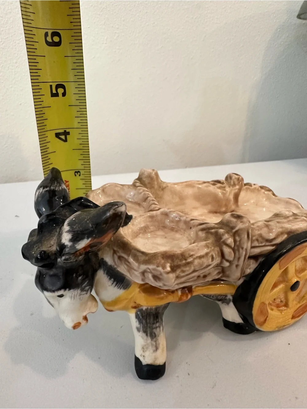 Vintage Victoria Donkey Cart Salt Pepper Cream Sugar Set